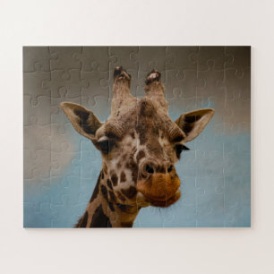 Giraffe Face Portrait Legpuzzel
