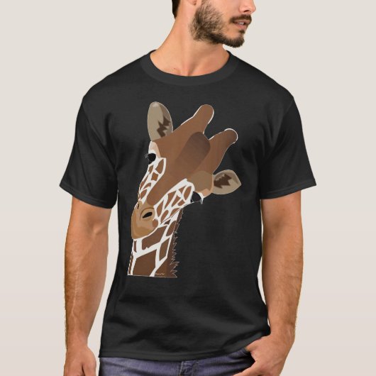 Giraffe Face T-shirt (Voorkant)