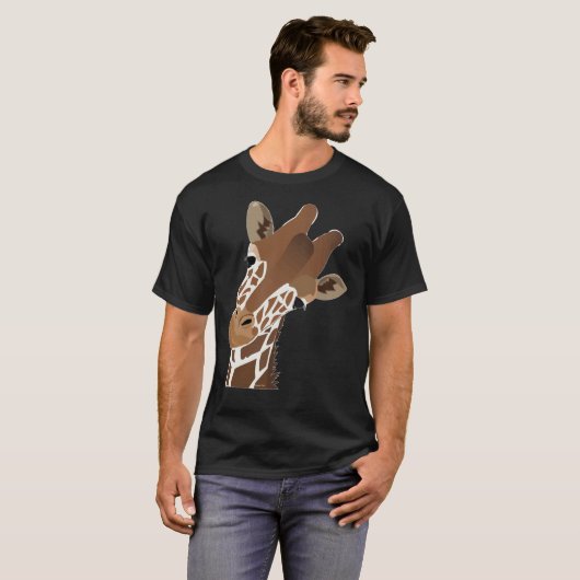 Giraffe Face T-shirt (Voorkant volledig)