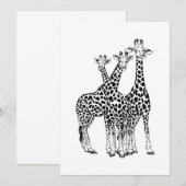 Giraffe familie (Voorkant / Achterkant)