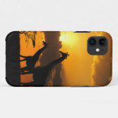 Giraffe Familie 2 Case-Mate iPhone Case (Achterkant (horizontaal))