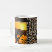Giraffe Familie 2 Koffiemok (Voorkant links)