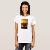 Giraffe Familie 2 T-shirt (Voorkant volledig)