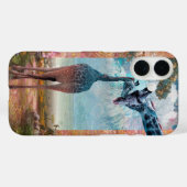 Giraffe familie "AFRICAN HERITAGE" Case-Mate iPhone Case (Achterkant (horizontaal))