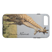 Giraffe Familie iPhone 7 Plus Hoesje Personaliseer (Achterkant (Horizontaal))