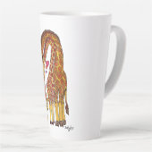 Giraffe Familie Latte Mok (Rechterhoek)
