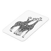 Giraffe familie magneet (Linkerzijde)