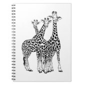 Giraffe familie notitieboek (Voorkant)