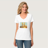 Giraffe Familie T-shirt (Voorkant volledig)
