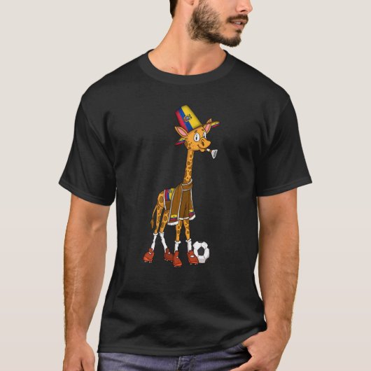 Giraffe fan Ecuador T-shirt (Voorkant)
