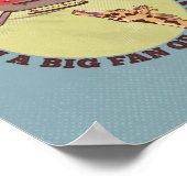 Giraffe fan poster (Hoek)