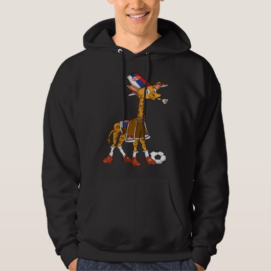 Giraffe Fan Serbia Hoodie (Voorkant)