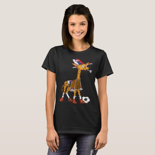 Giraffe Fan Serbia T-shirt (Voorkant volledig)