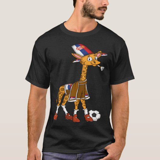 Giraffe Fan Serbia T-shirt (Voorkant)