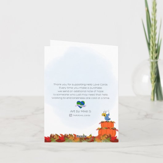 Giraffe Fantôme Kaart (Achterkant)