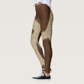 Giraffe Faux Fur Print Leggings (Links)
