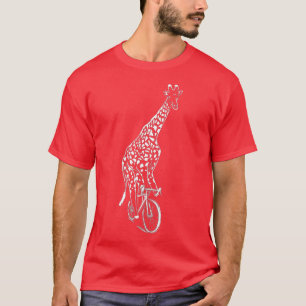 Giraffe fiets Clothing Cycling Gift Giraffe T-shirt