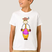 Giraffe Fitness Rope T-shirt (Voorkant)