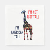 Giraffe Flag Amerika Servet (Voorkant)