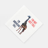 Giraffe Flag Amerika Servet (Hoek)