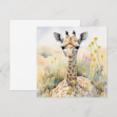 Giraffe Flat Kaart (Voorkant / Achterkant)