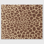 Giraffe Flecken Druck Cadeaupapier (Vlak)