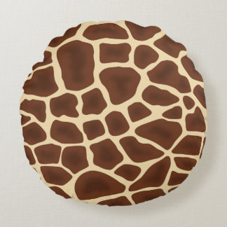 Giraffe Flecken Druck Rond Kussen
