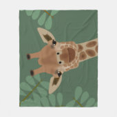 Giraffe Fleece Blanket (Voorkant)