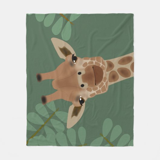 Giraffe Fleece Blanket (Voorkant)