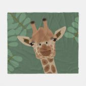 Giraffe Fleece Blanket (Voorkant (Horizontaal))