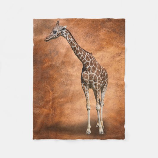GIRAFFE FLEECE DEKEN (Voorkant)