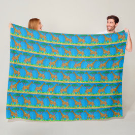 Giraffe - fleece deken