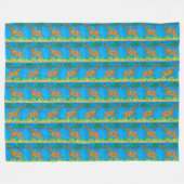 Giraffe - fleece deken (Voorkant (Horizontaal))