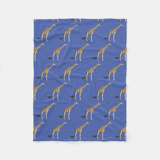 Giraffe Fleece Deken (Voorkant)