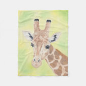 Giraffe fleece deken (Voorkant)
