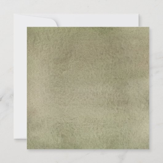 Giraffe Floral Kaart (Achterkant)