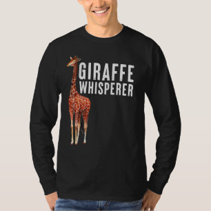 Giraffe fluisteraar schattig dierlijke offerte art t-shirt