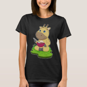 Giraffe Food Bowl T-shirt