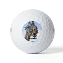 Giraffe "Fore" golfballen (3)