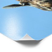 GIRAFFE FOTO AFDRUK (Hoek)