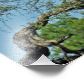 GIRAFFE FOTO AFDRUK (Hoek)