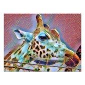 GIRAFFE FOTO AFDRUK (Voorkant)