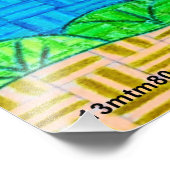 Giraffe - Foto afdrukken (Hoek)