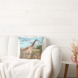"GIRAFFE" (FOTO) Amerikaans MoJo Pillow Kussen