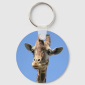 Giraffe Foto Sleutelhanger (Voorkant)