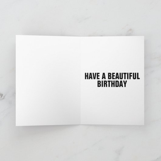 GIRAFFE FOTOGRAFIE BIRTHDAY KAART (Binnen)