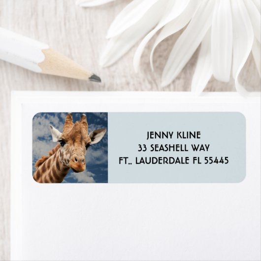 GIRAFFE FOTOGRAPHY Return Address LabelS (Insitu)