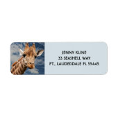 GIRAFFE FOTOGRAPHY Return Address LabelS (Voorkant)
