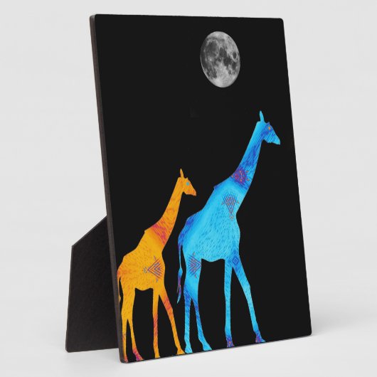Giraffe Fotoplaat (Zijkant)
