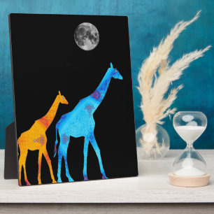 Giraffe Fotoplaat